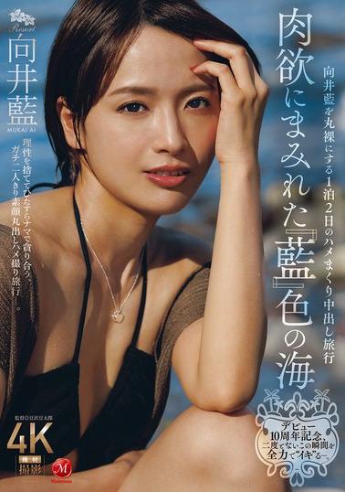 【向井藍】デビュー10周年記念。肉欲にまみれた『藍』色の海 丸裸にする1泊2日のハメまくり中出し旅行
